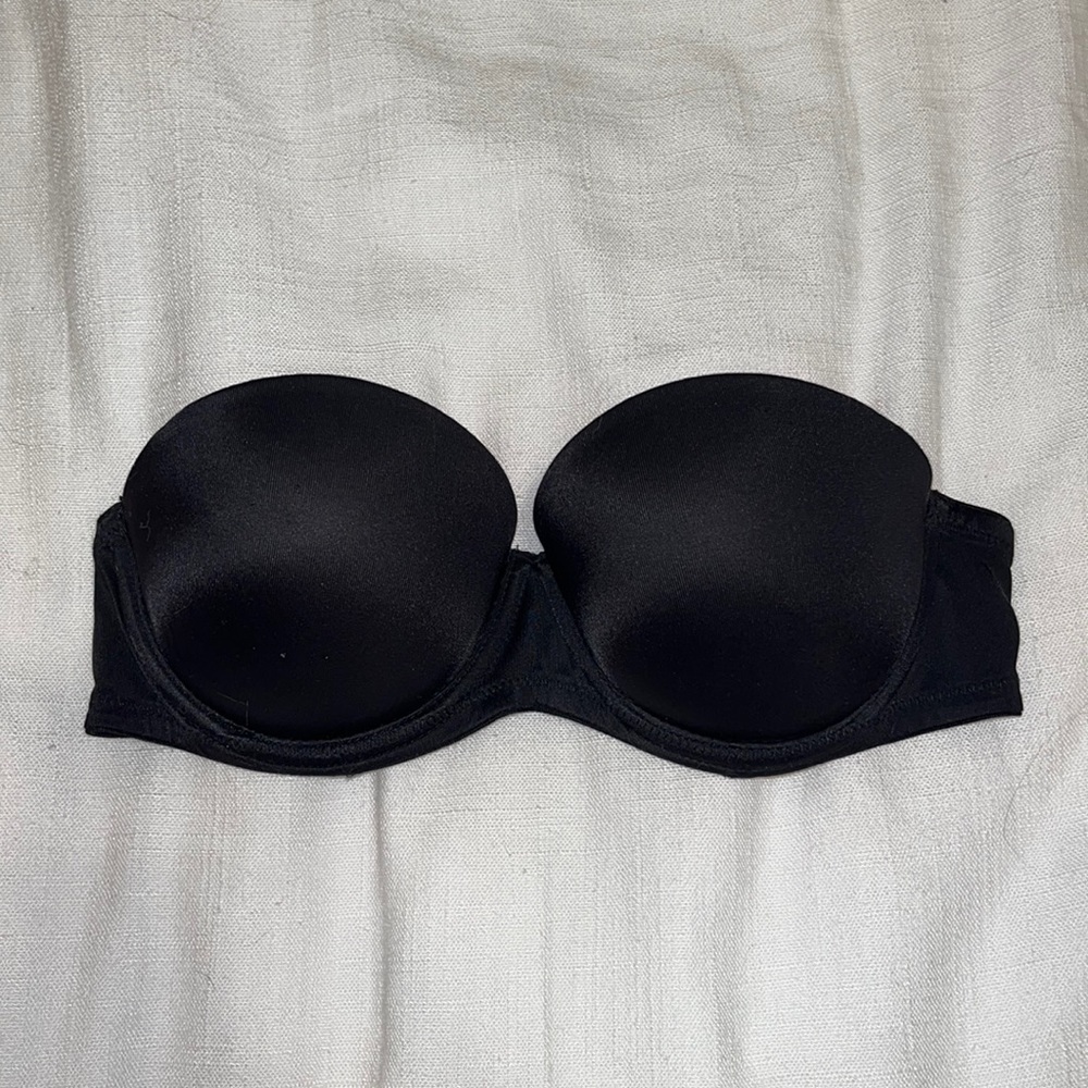 32A Pink Strapless Bra